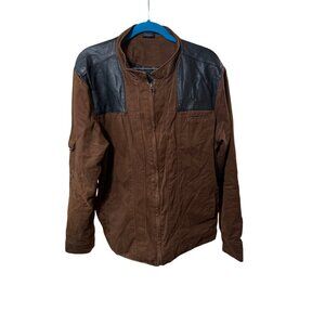 Star Wars Our Universe Brown & Black Faux Leather Jacket XL
